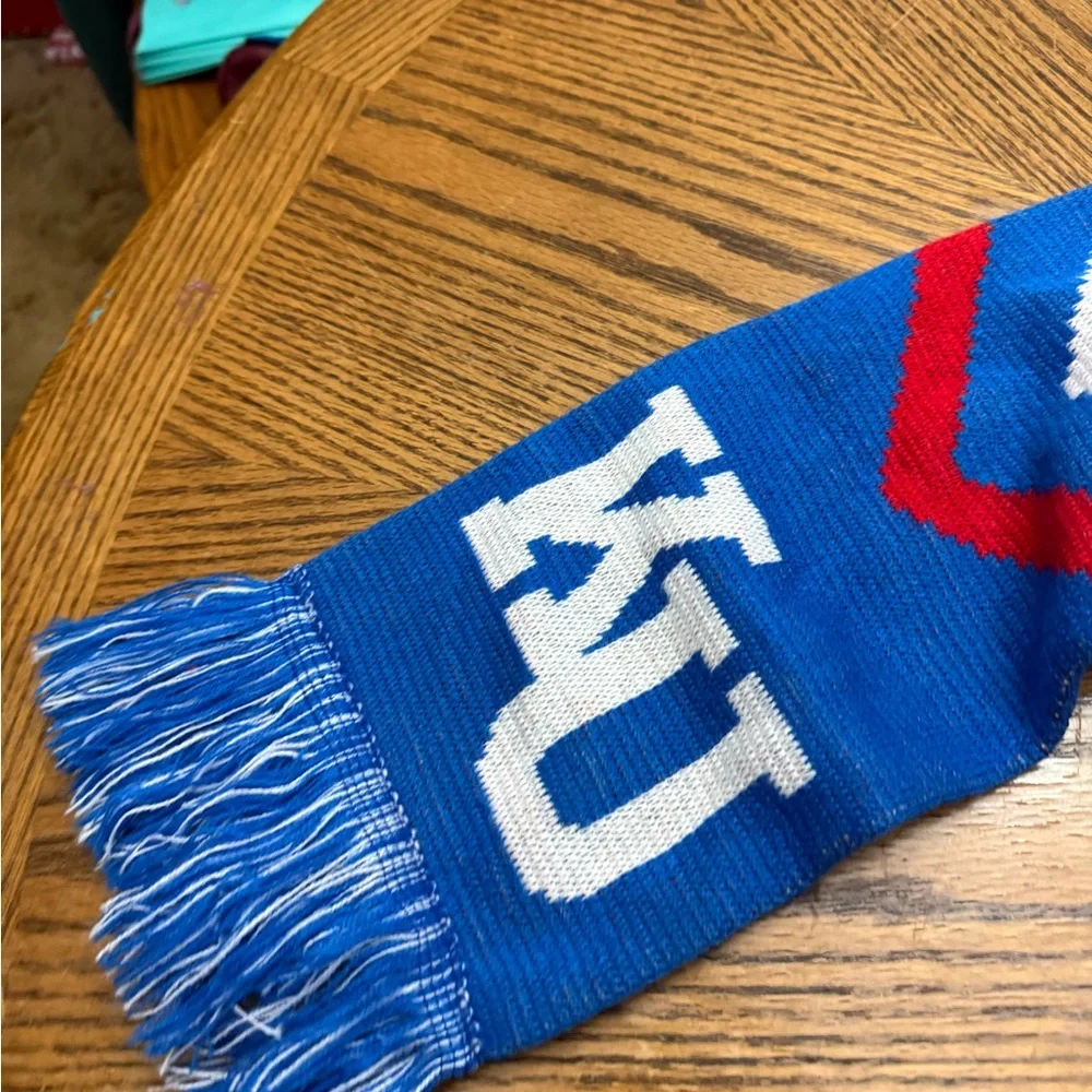 Kansas Jayhawks Blue and Red Scarf